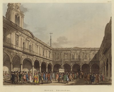 Royal Exchange von Pugin and Rowlandson